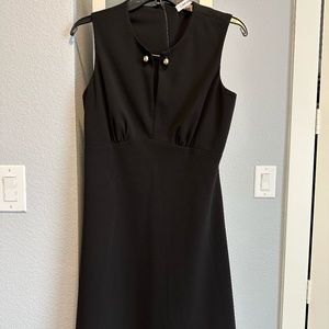 Calvin Klein Black Dress with gold hardware
